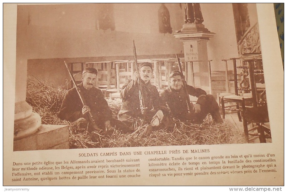 LE MIROIR. N° 43. Dimanche 20 Septembre 1914.Tirailleurs Marocains. Résistance Belge à Anvers. Bombardement De Louvain. - 1900 - 1949