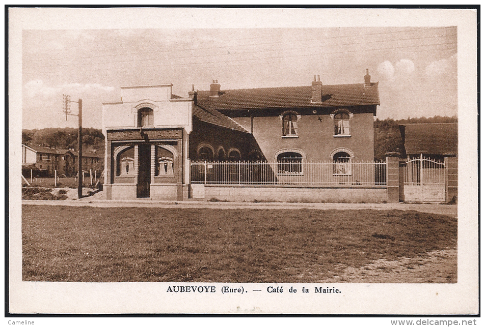 27 . AUBEVOYE . Cafe De La Mairie - Aubevoye