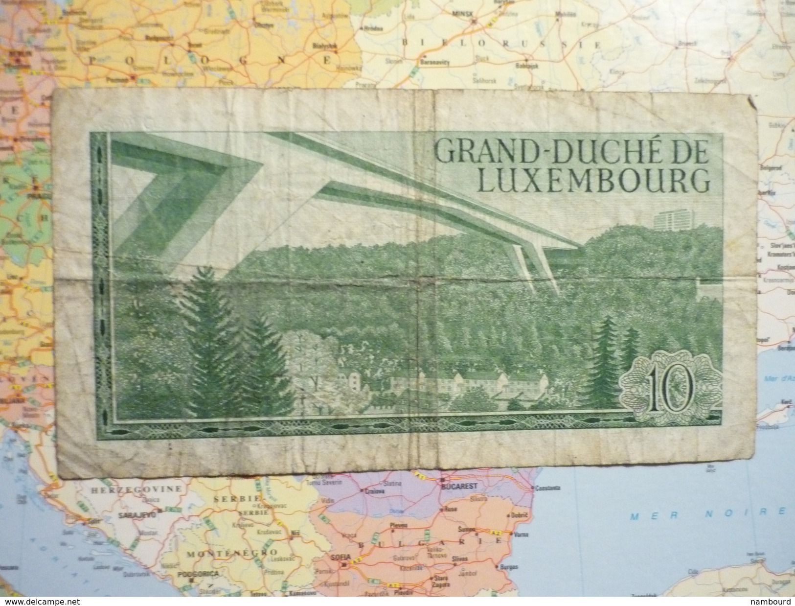 10 Francs Grand Duc Jean 20 Mars 1967 - Luxemburg