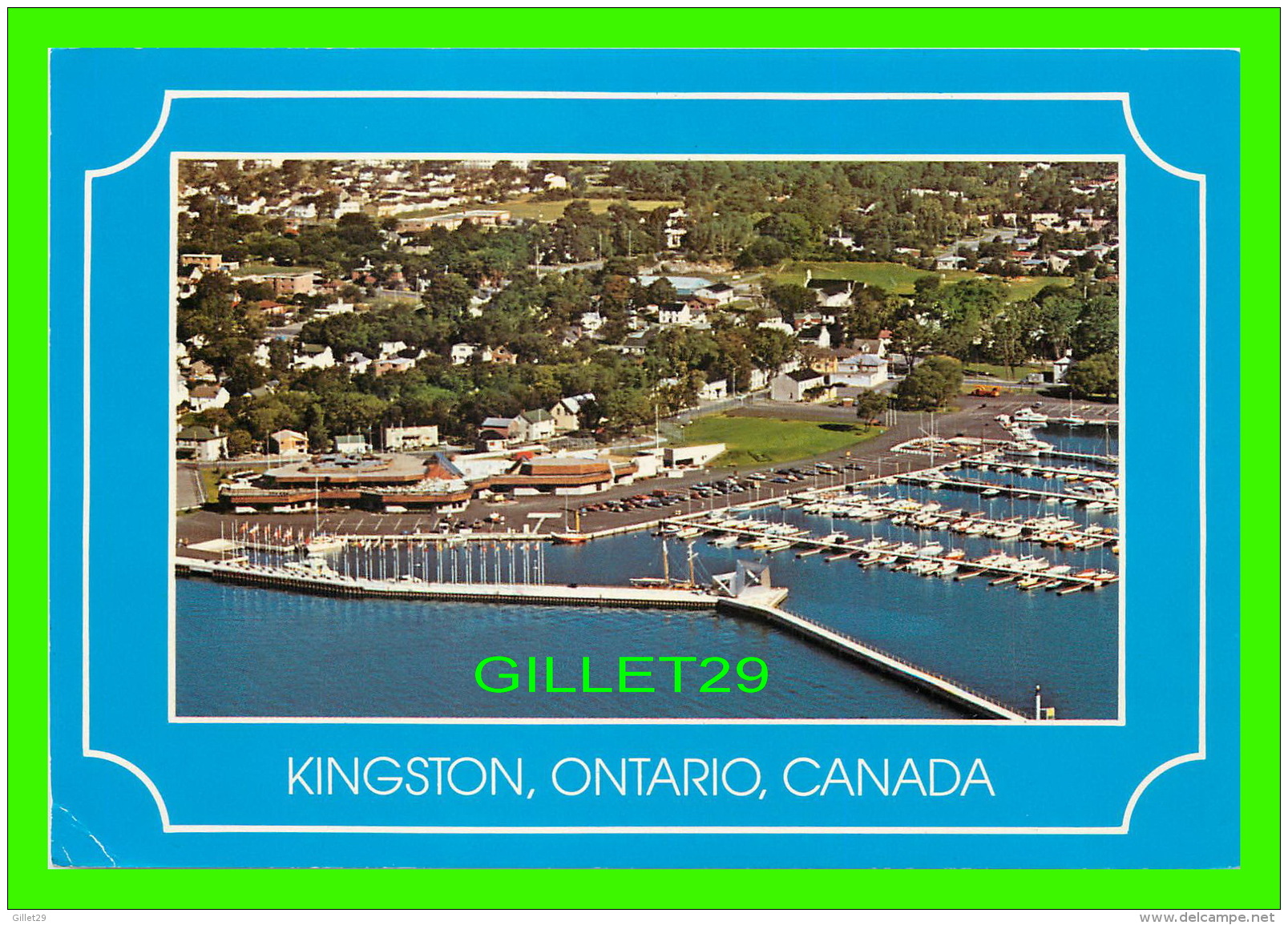 KINGSTON, ONTARIO - AERIAL VIEW OF PORTSMOUTH OLYMPIC HARBOUR - H. R. GAKMAN - - Kingston