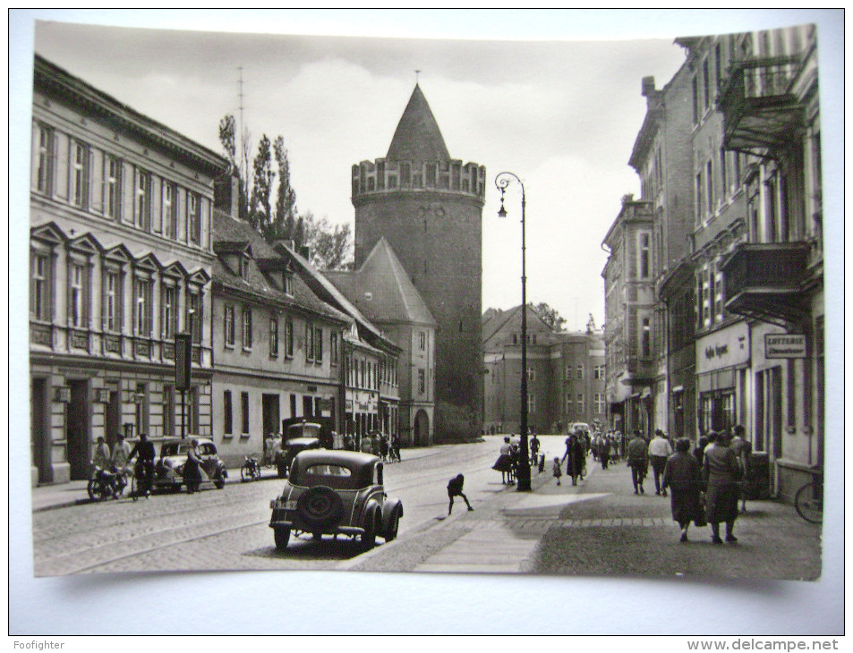 BRANDENBURG (Havel) - Steinstrasse Am Steintor - Stores, Old Car, People - 1965 Unused - Brandenburg