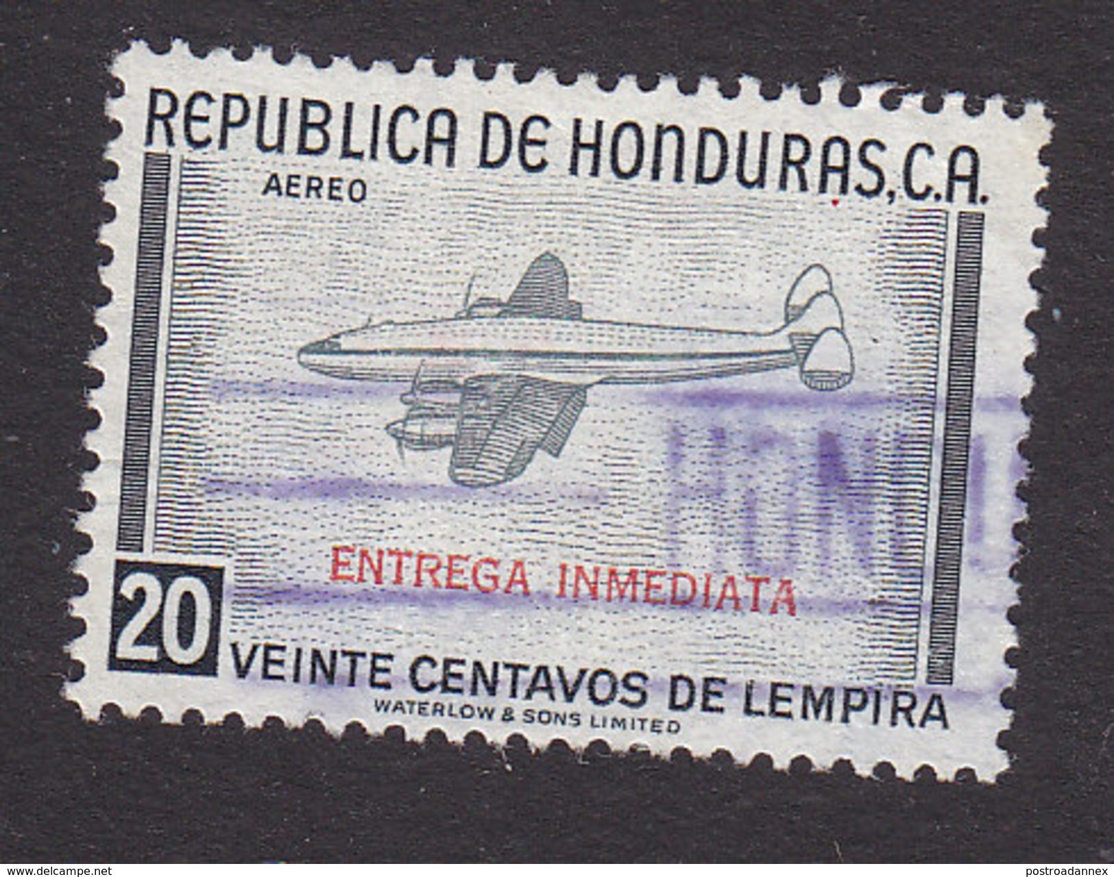Honduras, Scott #CE2, Used, Transport Plane,  Issued 1956 - Honduras
