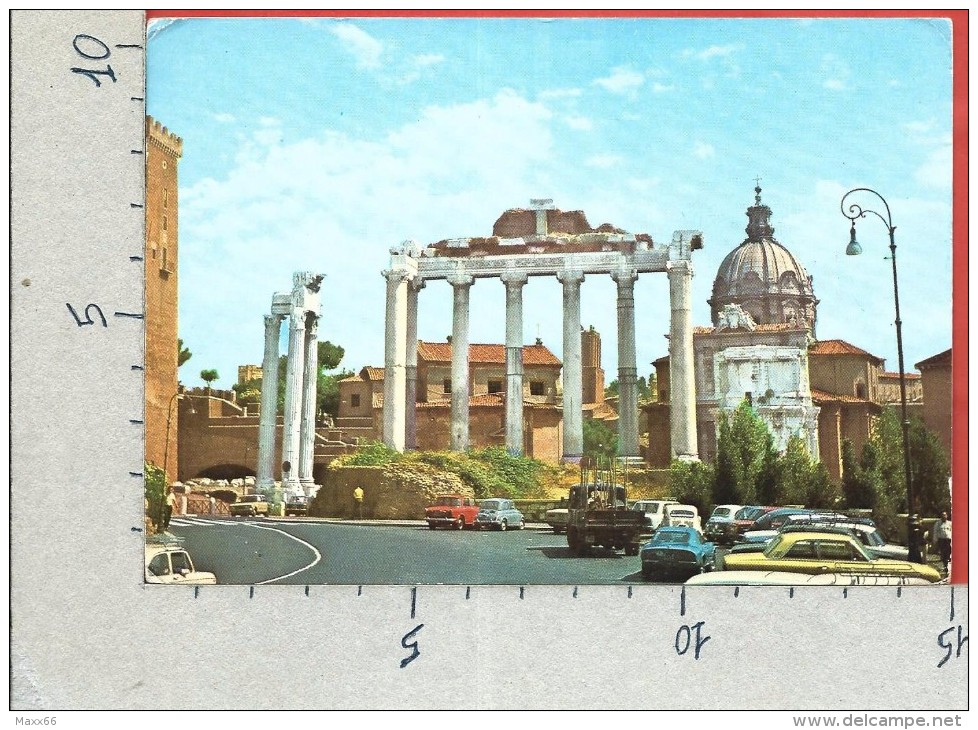 CARTOLINA VG ITALIA - ROMA - Tempio Di Saturno - 10 X 15 - ANN. 19?? - Otros Monumentos Y Edificios