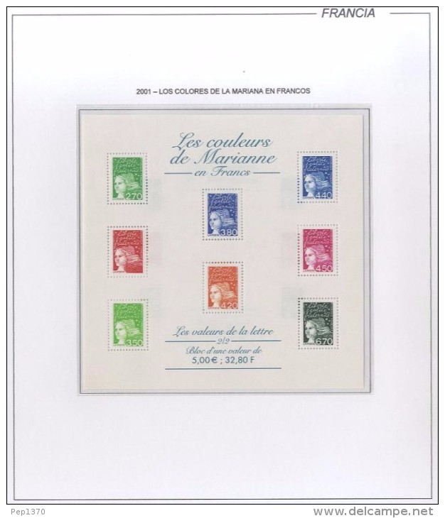 FRANCIA 2001 - FRANCE 2001 -  ANNE COMPLETE - VOIR IMAGES
