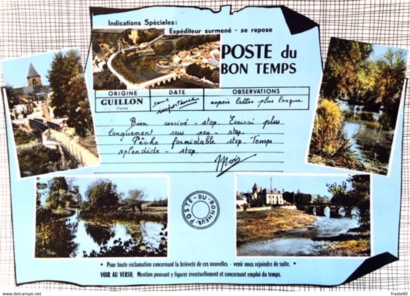 # Guillon - CP Télégramme Multivues - Guillon