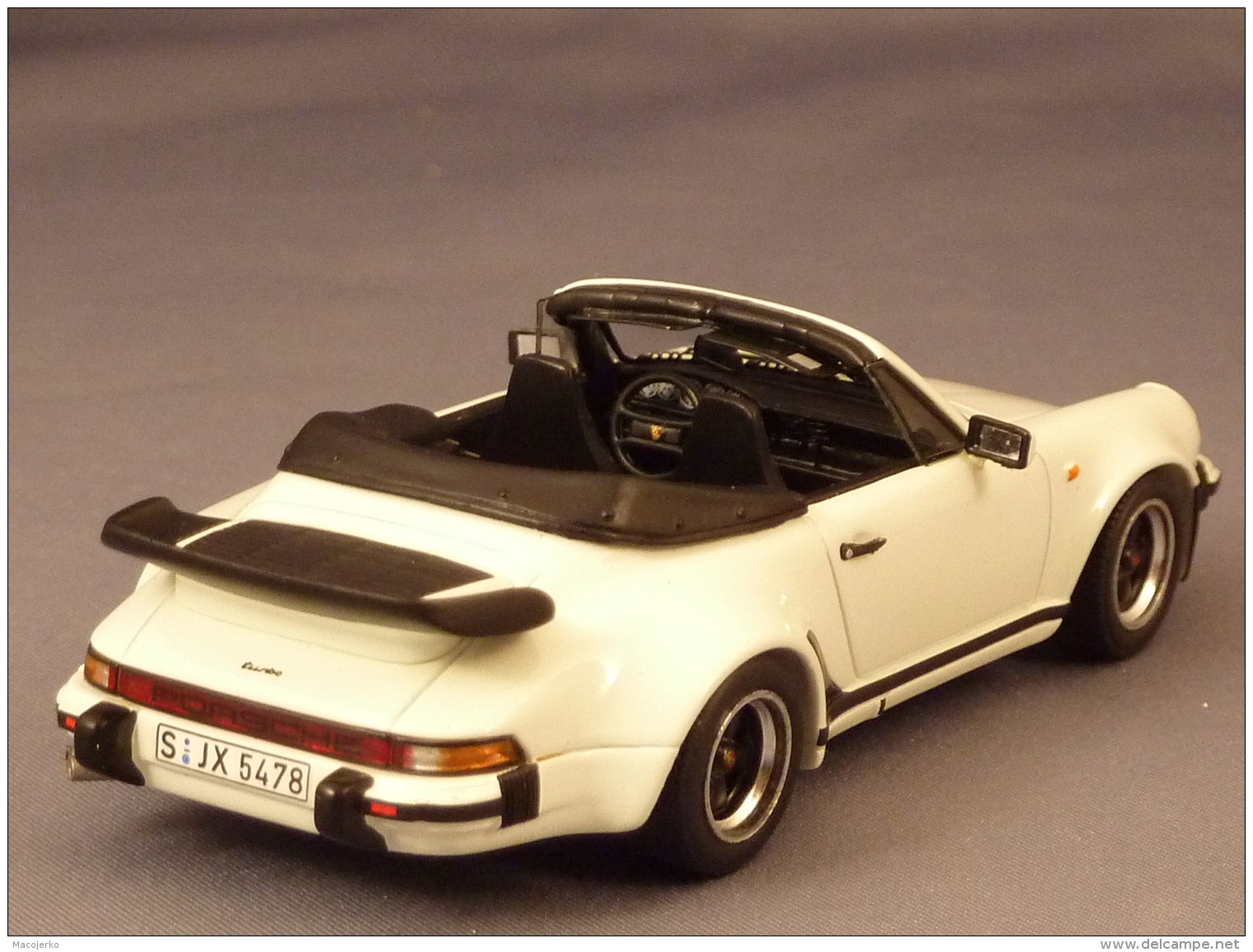 Spark 3498, Porsche 911 Turbo 3.3 Cabriolet, 1989, 1:43 - Spark