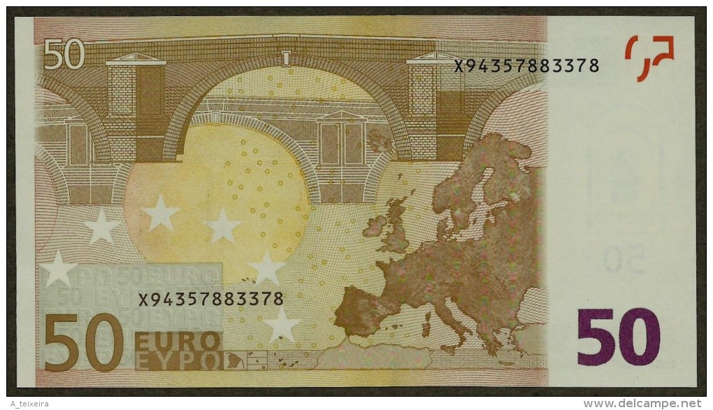 Germany - X - 50 Euro - R056 D1 - X94357883378 - Draghi - UNC - 50 Euro