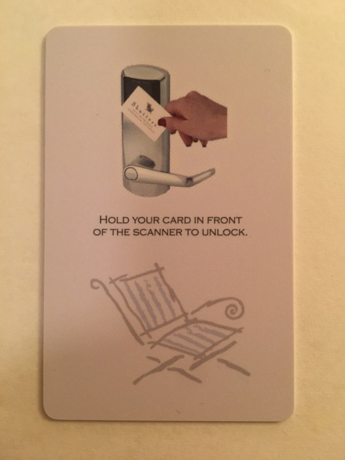 Shutters Santa Monica California Luxury Hotel Key Card Carte A Puce Test Card Telecarte RFID - Hotelkarten