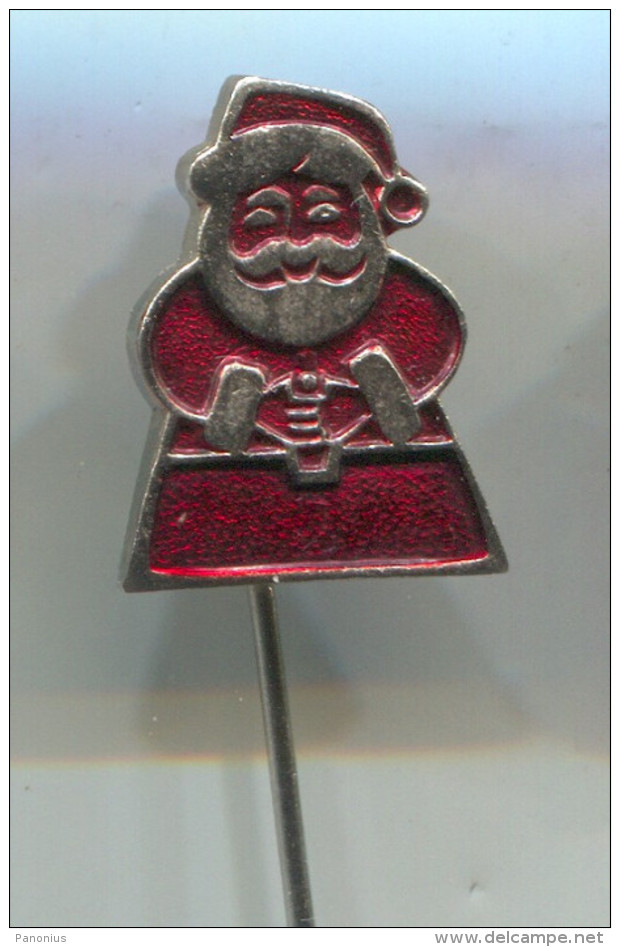 SANTA CLAUS, Weihnachtsmann - Christmas, Vintage Pin, Badge, Abzeichen - Christmas