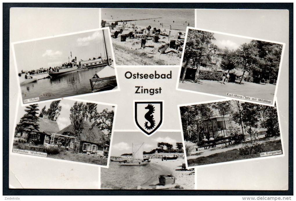 8090 - Alte MBK Ansichtskarte - Zingst - DDR 1959 - Gel - Reichenbach - Zingst