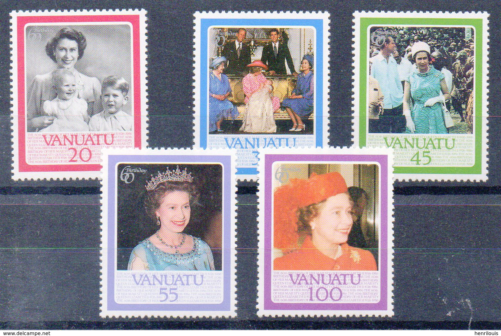 VANUATU  Timbres Neufs ** De 1986  ( Ref 4236 )  Elisabeth II - Vanuatu (1980-...)