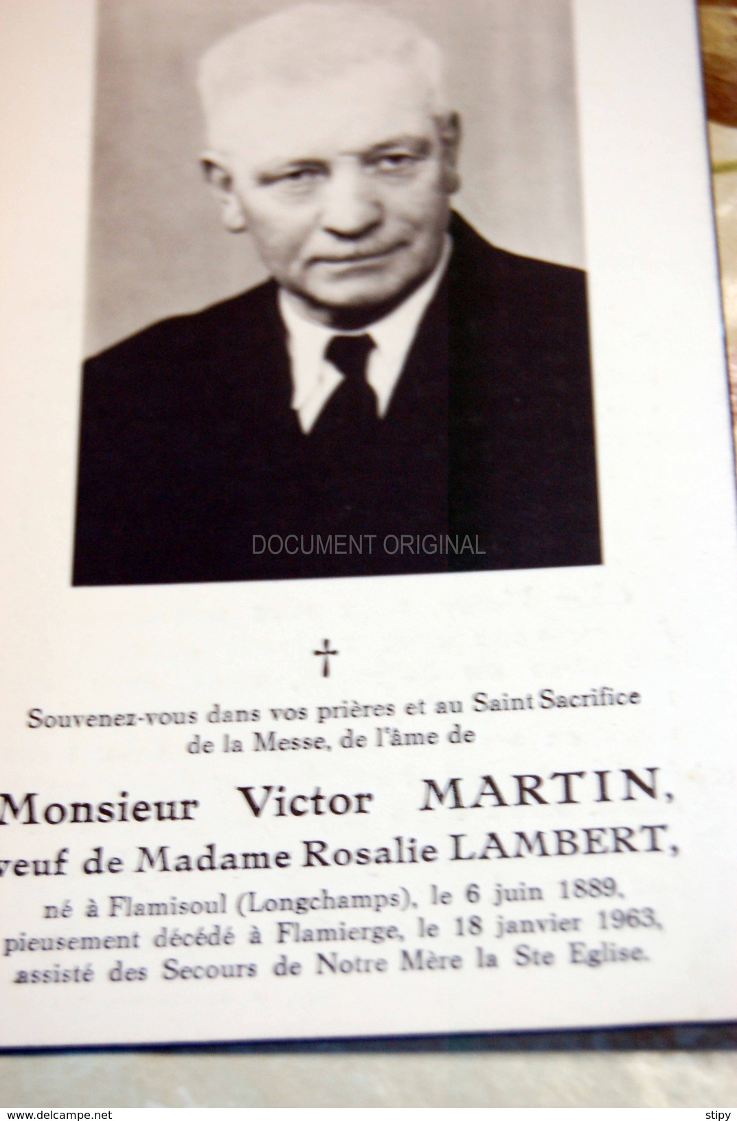 Victor Martin, Rosalie Lambert Flamisoul 1889 Flamierge 1963 - Bertogne