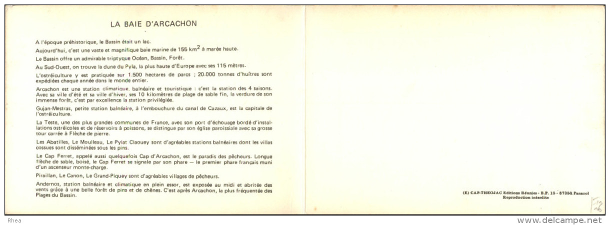 33 - ARCACHON - Bassin D'arcachon - Double Carte - Arcachon