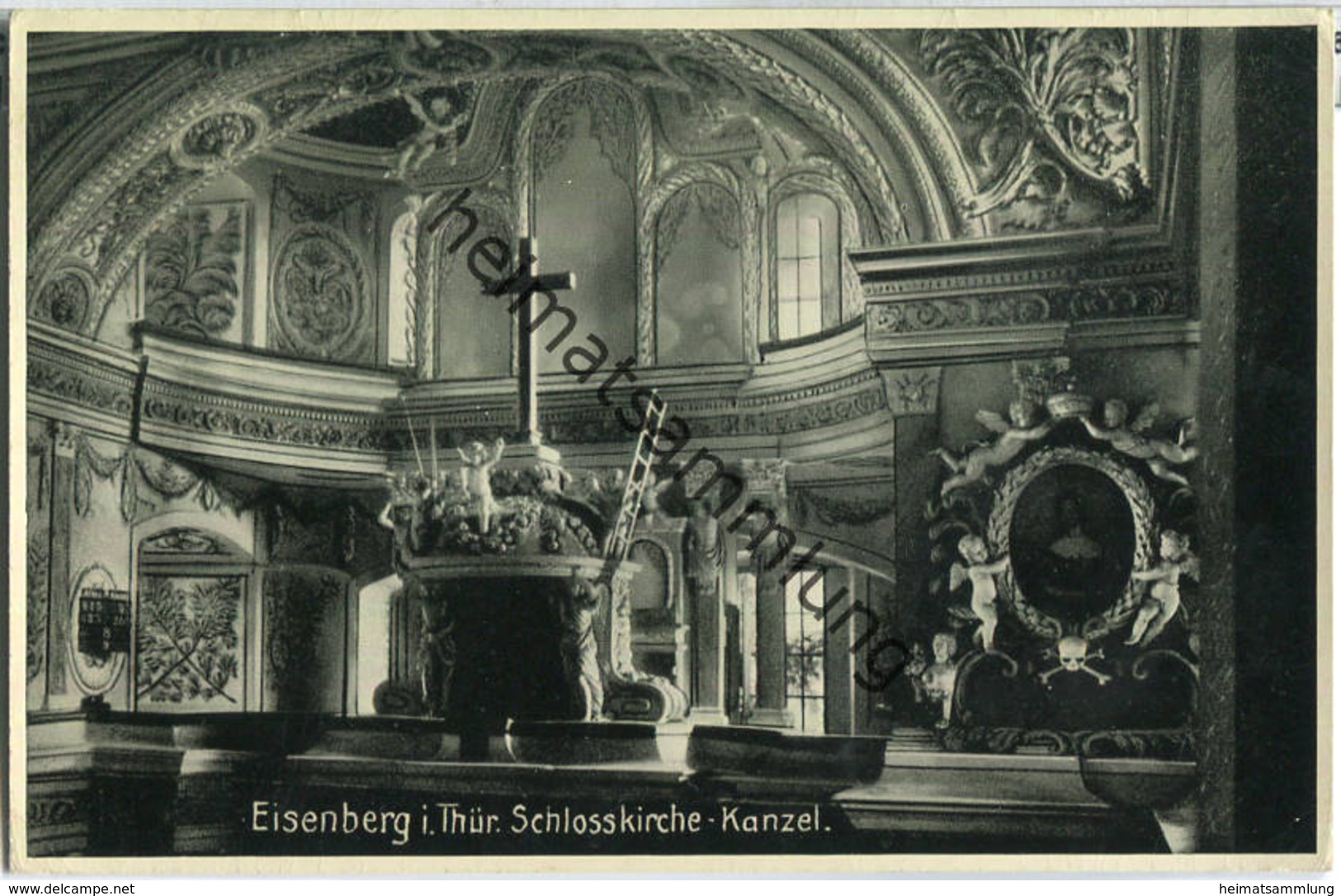 Eisenberg In Thüringen - Schlosskirche - Kanzel - Eisenberg