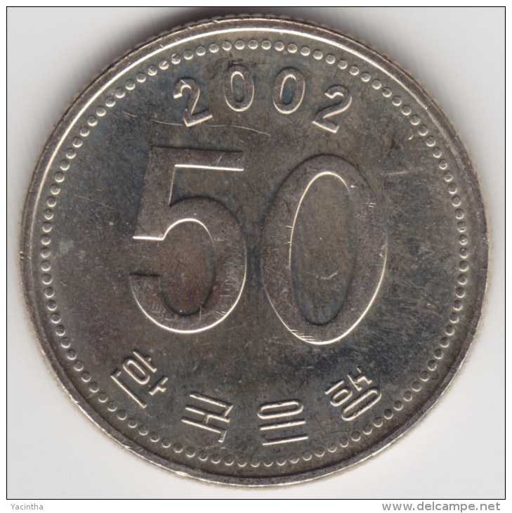 @Y@    Zuid Korea  50 Won 2002  Unc          (3893)    FAO - Corée Du Sud