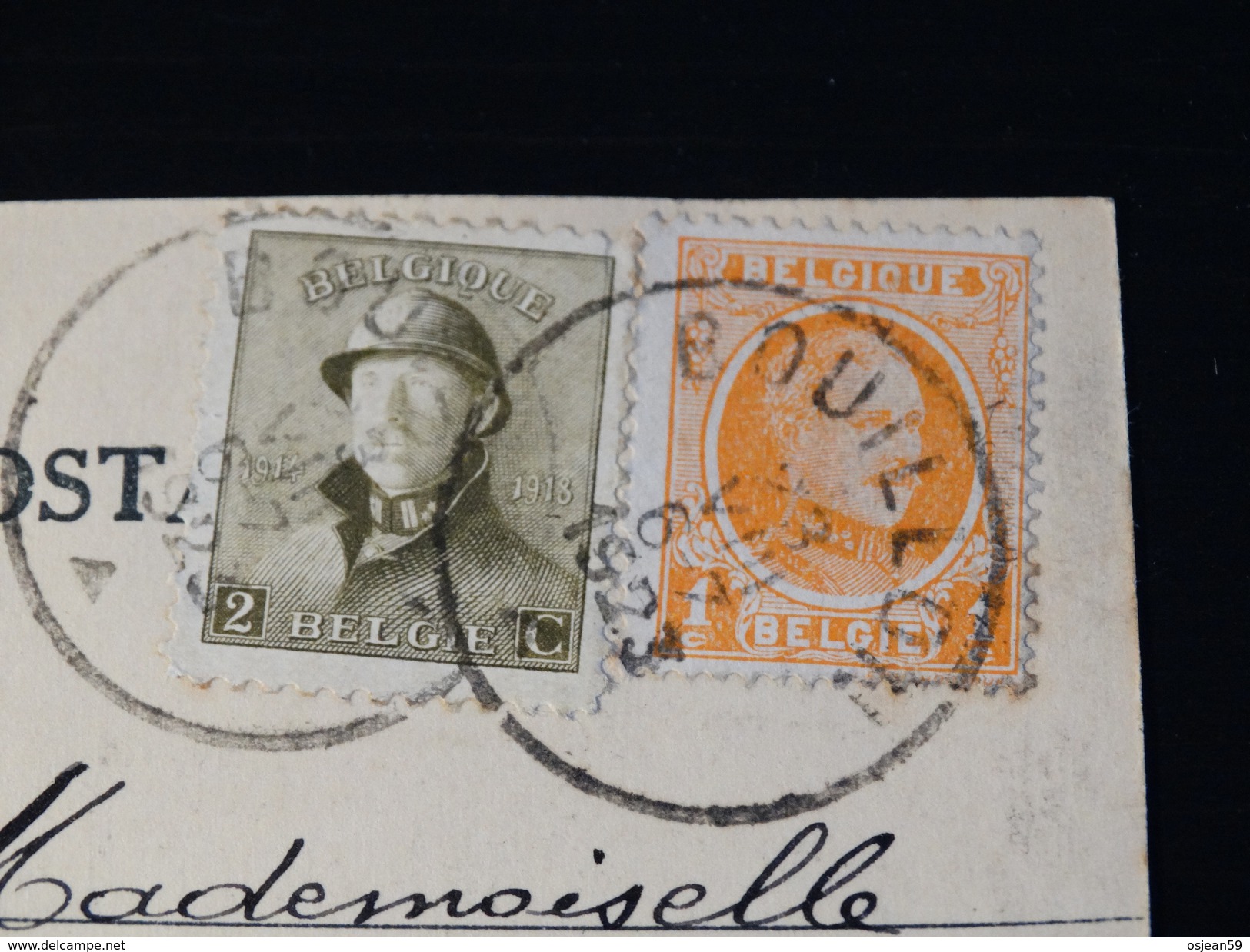 . "Roi Casqué" COB 166 -(190) Sur/carte Postale De Bouillon Vers Bruxelles .Affranchissement Mixte.23/08/1923 - 1919-1920  Re Con Casco