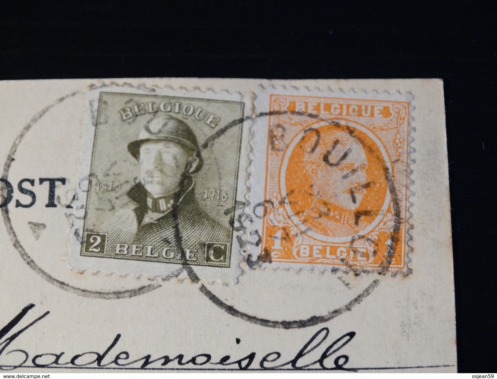 . "Roi Casqué" COB 166 -(190) Sur/carte Postale De Bouillon Vers Bruxelles .Affranchissement Mixte.23/08/1923 - 1919-1920 Trench Helmet