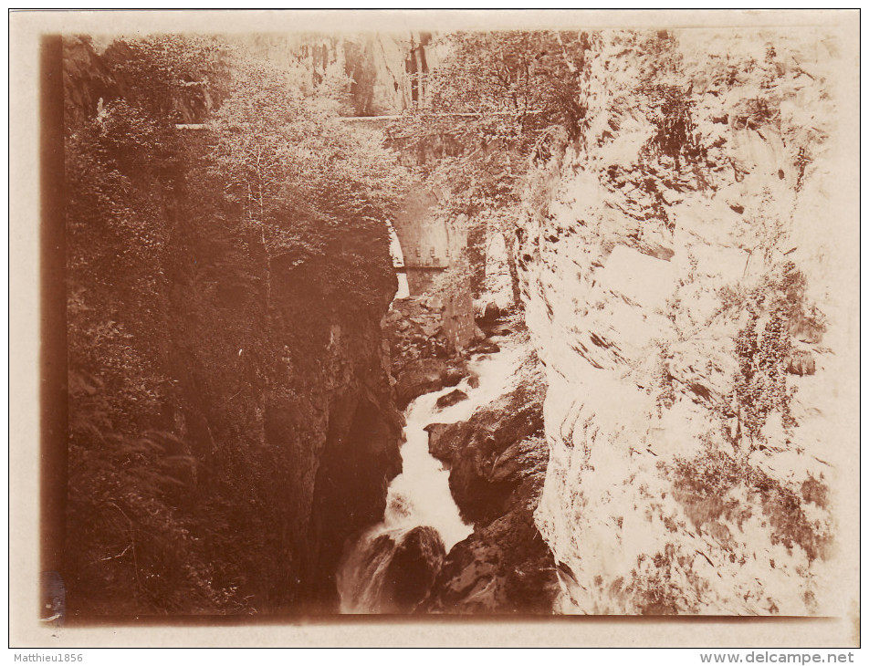 Photo 1912 EAUX-CHAUDES (Laruns) - Le Pont Du Hourat (A160) - Laruns