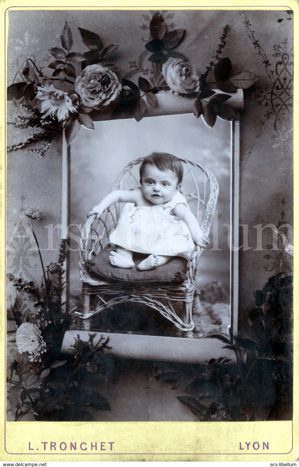 Cabinet Card / Photo De Cabinet / Kabinet Foto / Enfant / Child / Boy / Garçon / L. Tronchet / Lyon / France - Anciennes (Av. 1900)