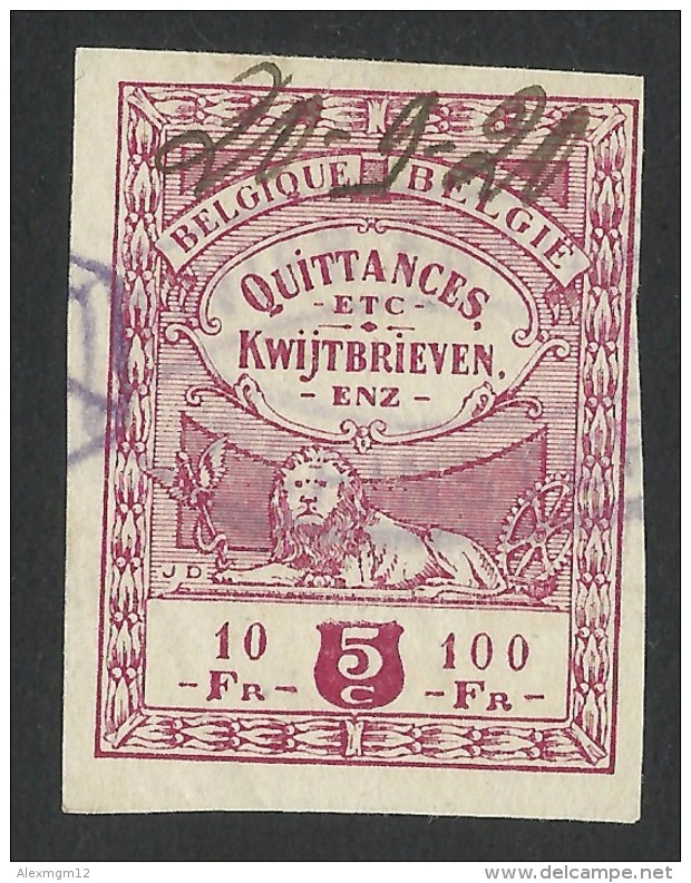 Belgium, Revenue 5 C. 1920 - Stamps