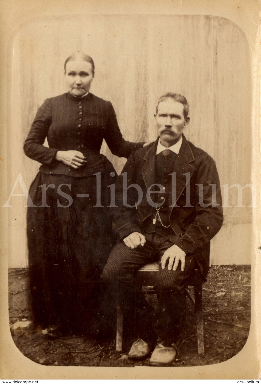 Cabinet Card / Photo De Cabinet / Kabinet Foto / Couple / Homme / Femme / Woman / Man - Anciennes (Av. 1900)