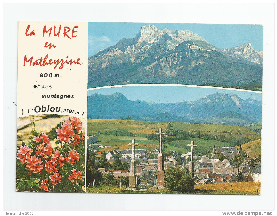 Isère - 38  La Mure En Matheyzine L'obiou Et Le Calvaire - La Mure