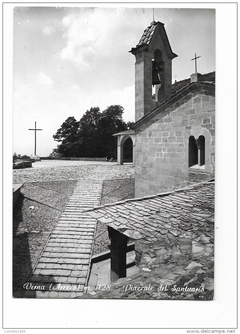 VERNA PIAZZALE DEL SANTUARIO  VIAGGIATA FG - Arezzo