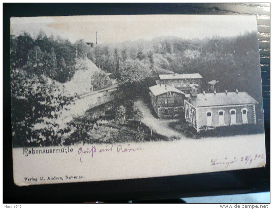 Sachsen-Rabenauer Mühle Used 1902 - Rabenau