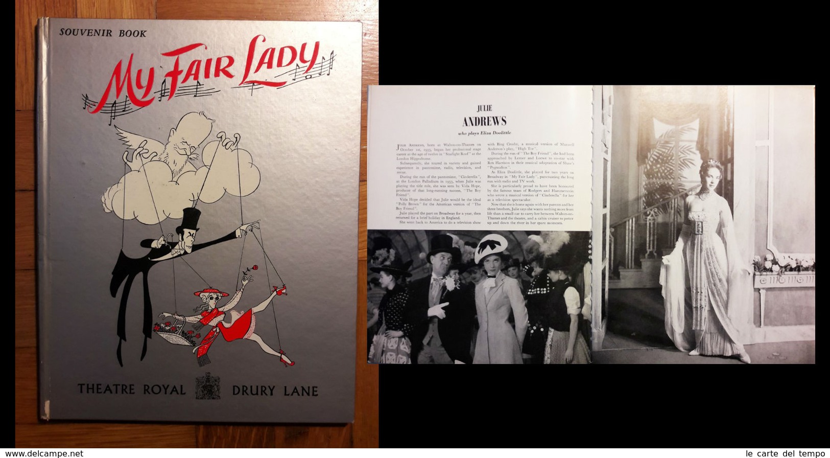 Souvenir Book - My Fair Lady. Theatre Royal Drury Lane. 1958 (Rex Harrison, Julie Andrews) - Autres & Non Classés