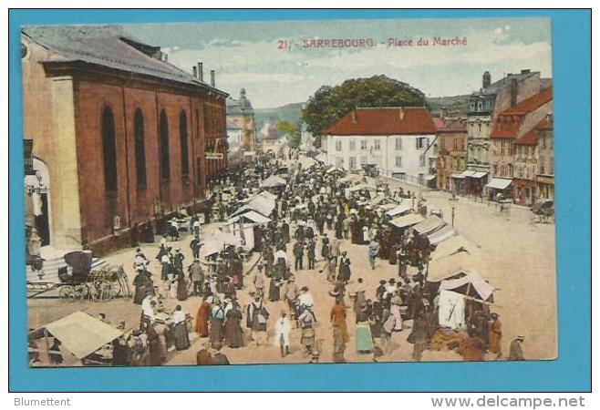 CPA - Métier Marchands Ambulants Marché SARREBOURG 57 - Sarrebourg