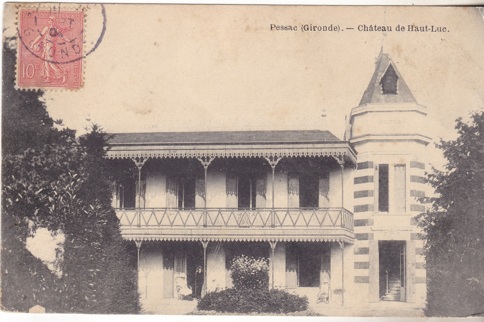 33 Pessac - Chateau De Haut Luc. édit J Poitevin. Datée 1904. Bon état. - Pessac