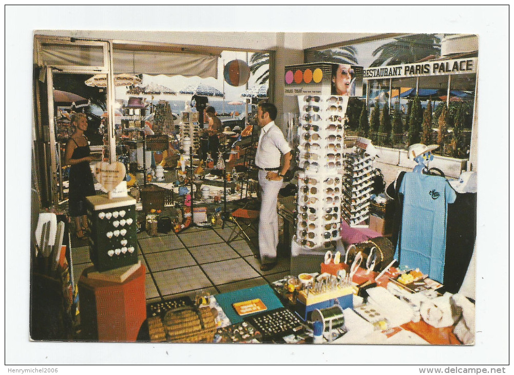 06 - Menton - Commerce Les Embellis Paris Palace Avenue George V Face Au Corso 10/02/1980 - Menton