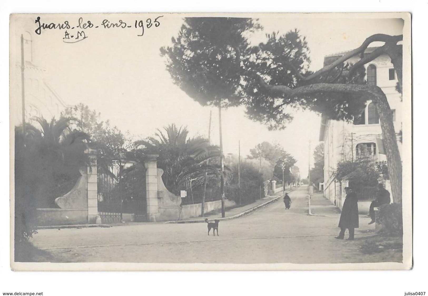 JUAN LES PINS (06) Carte Photo Rue Animation - Juan-les-Pins