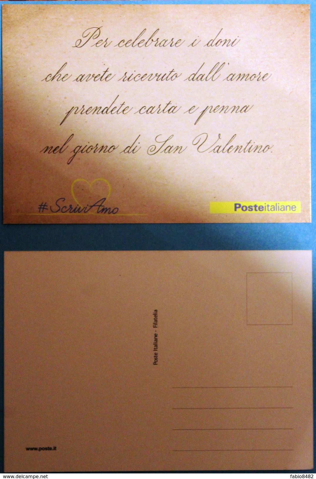 CARTOLINA POSTALE TORINO SAN VALENTINO 2016 NUOVA - San Valentino