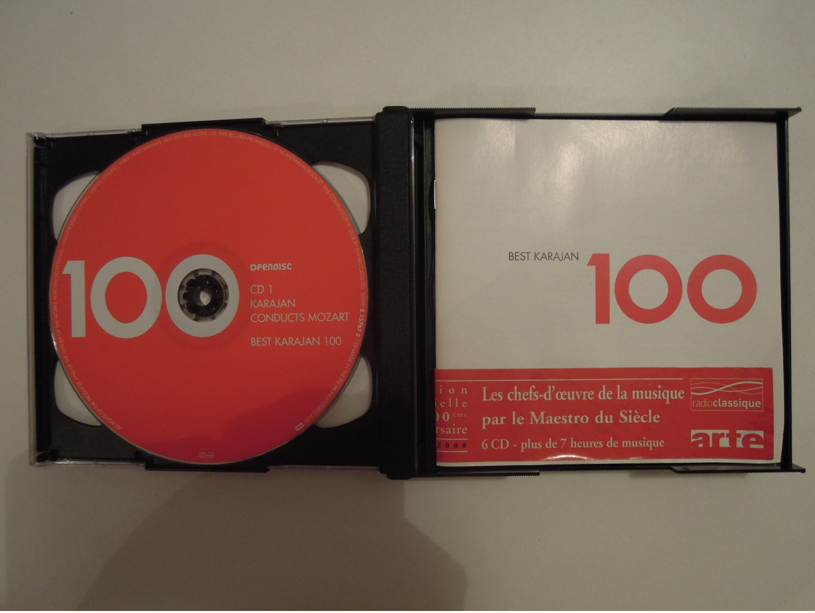 Hebert Von Karajan  -  100 Best Karajan - One Hundred Best Classic's - Emi 50999 5 15766 2 2 - Eu. - 6 CD-Set - Sonstige & Ohne Zuordnung