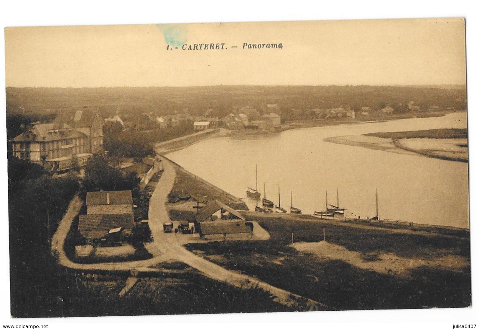 CARTERET (50) Panorama Vue Du Port - Carteret