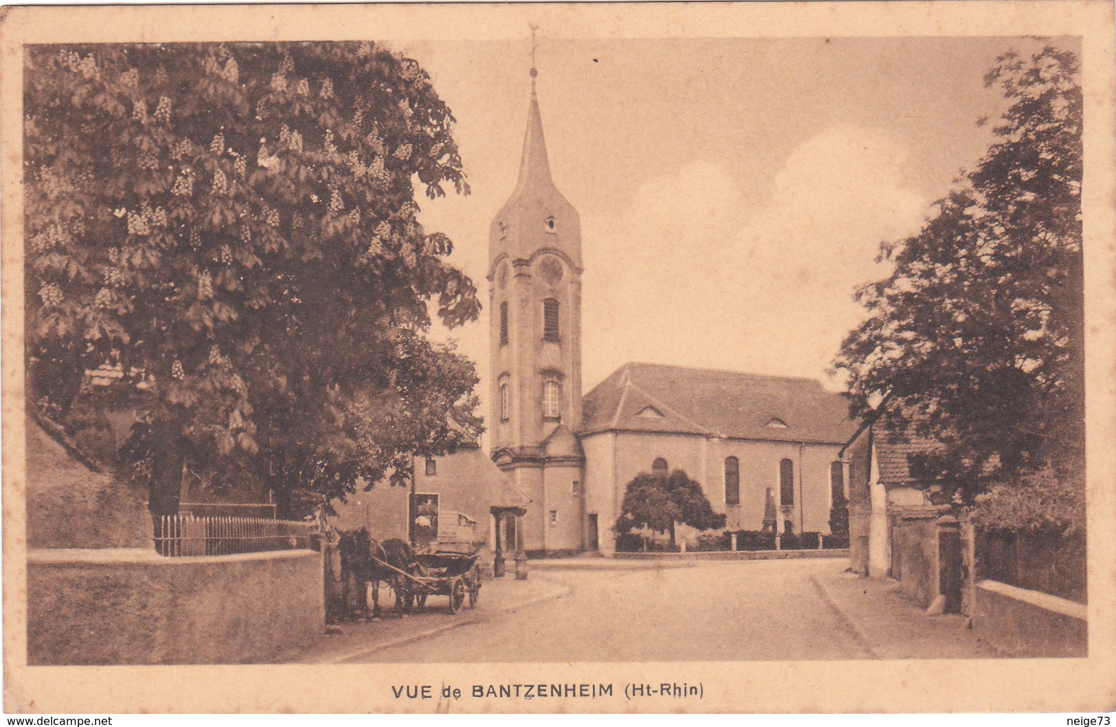 Cpa Du Haut-Rhin - - Vue De Bantzenhein - Cernay