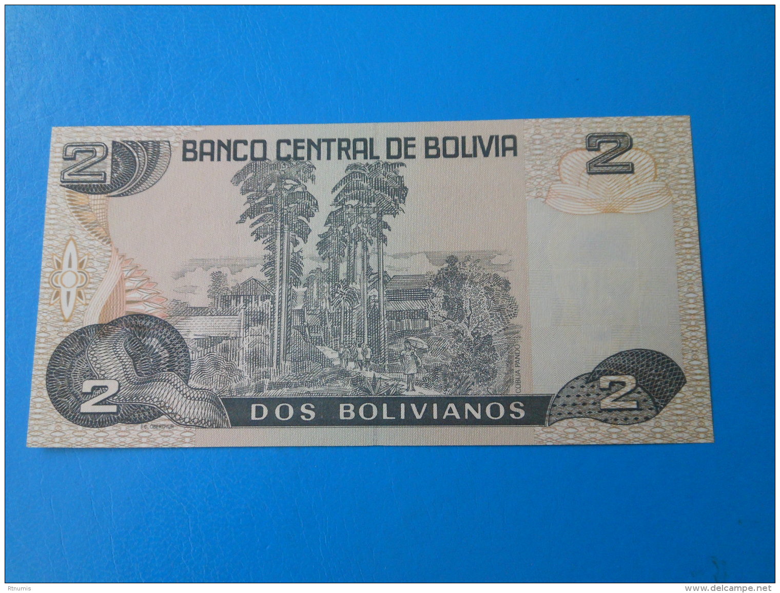 Bolivie Bolivia 2 Bolivianos 1990 P202b UNC - Bolivie