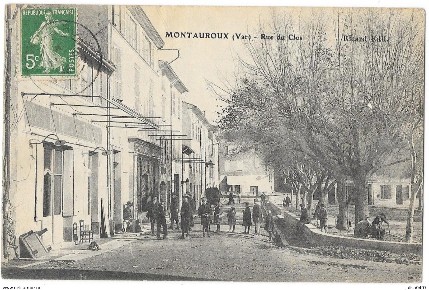 MONTAUROUX (83) Rue Du Clos Commerces Animation - Montauroux