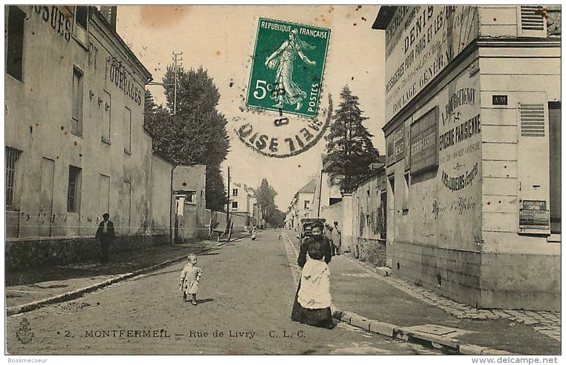 93  MONTFERMEIL  RUE DE LIVRY         EPICERIE PARISIENNE - Montfermeil