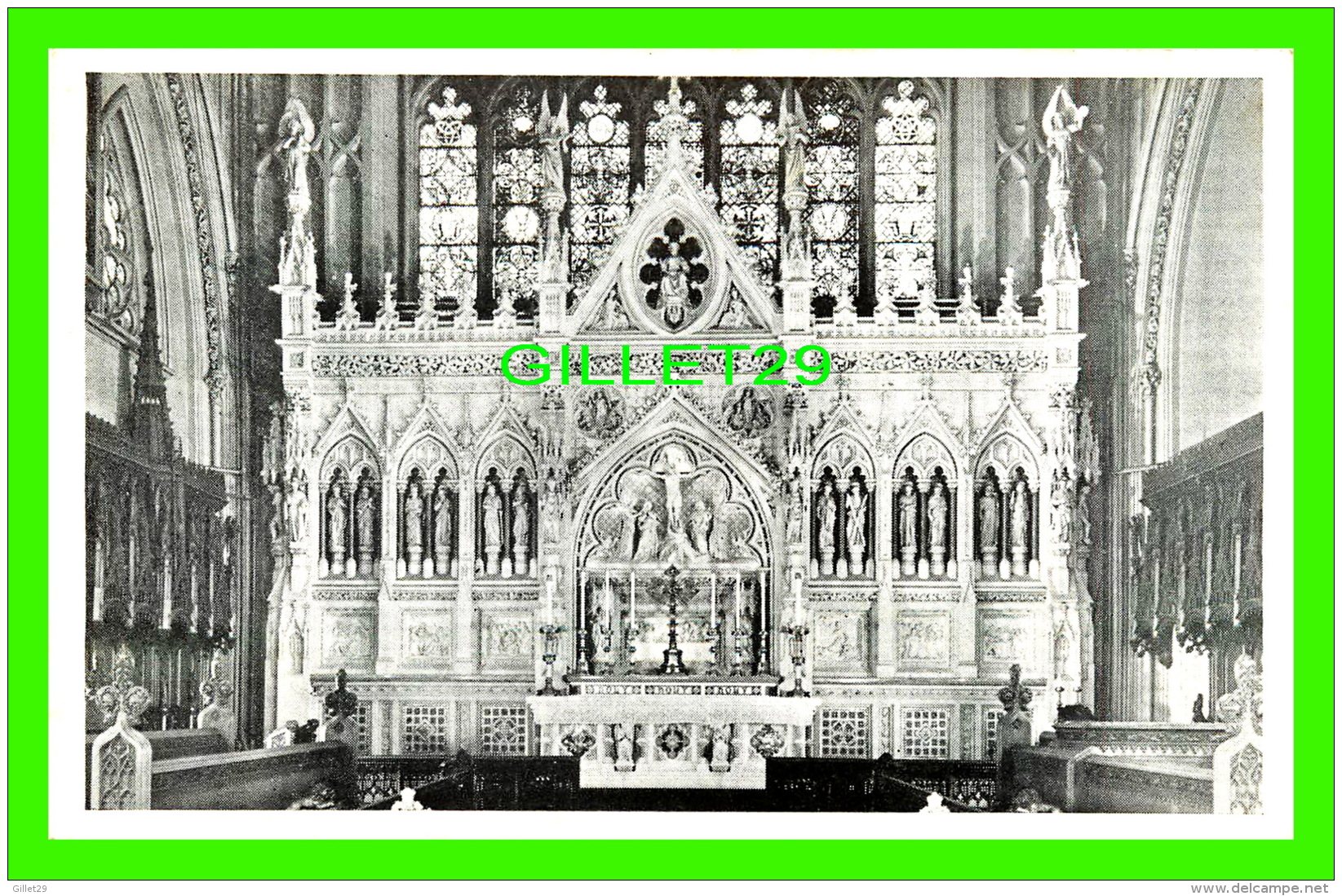 NEW YORK CITY, NY - TRINITY CHURCH, HIGH ALTAR AND REREDOS DEDICATED IN 1877 , IN MEMORY OF WILLIAM B. ASTOR - - Églises