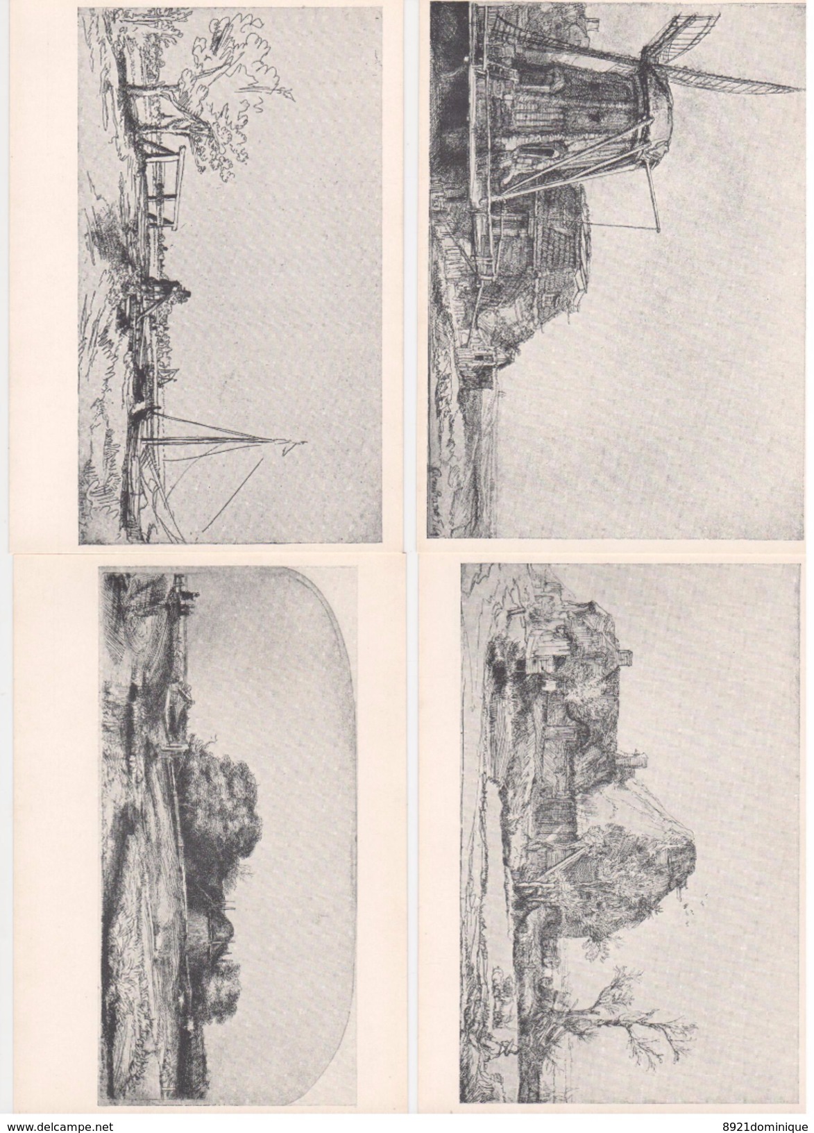 Rembrandt - 12 Etsen En Tekeningen In Postkaarten - 5 - 99 Cartoline
