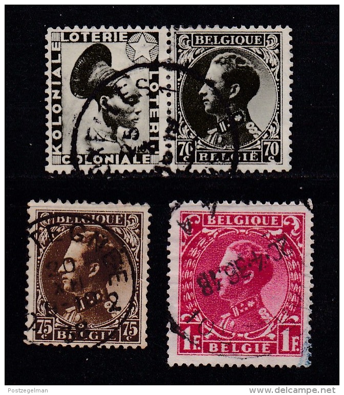 BELGIUM, 1934, Used Stamp(s), Leopold III,  MI 393-395,  #10309, Complete - 1934-1935 Leopoldo III