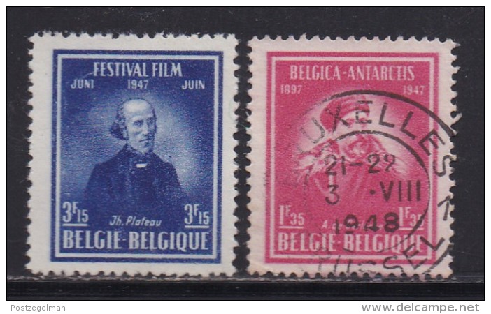 BELGIUM, 1947, Used Stamp(s), Special Stamps,   MI 790=792,  #10344, 2 Values Only - 1936-1951 Poortman