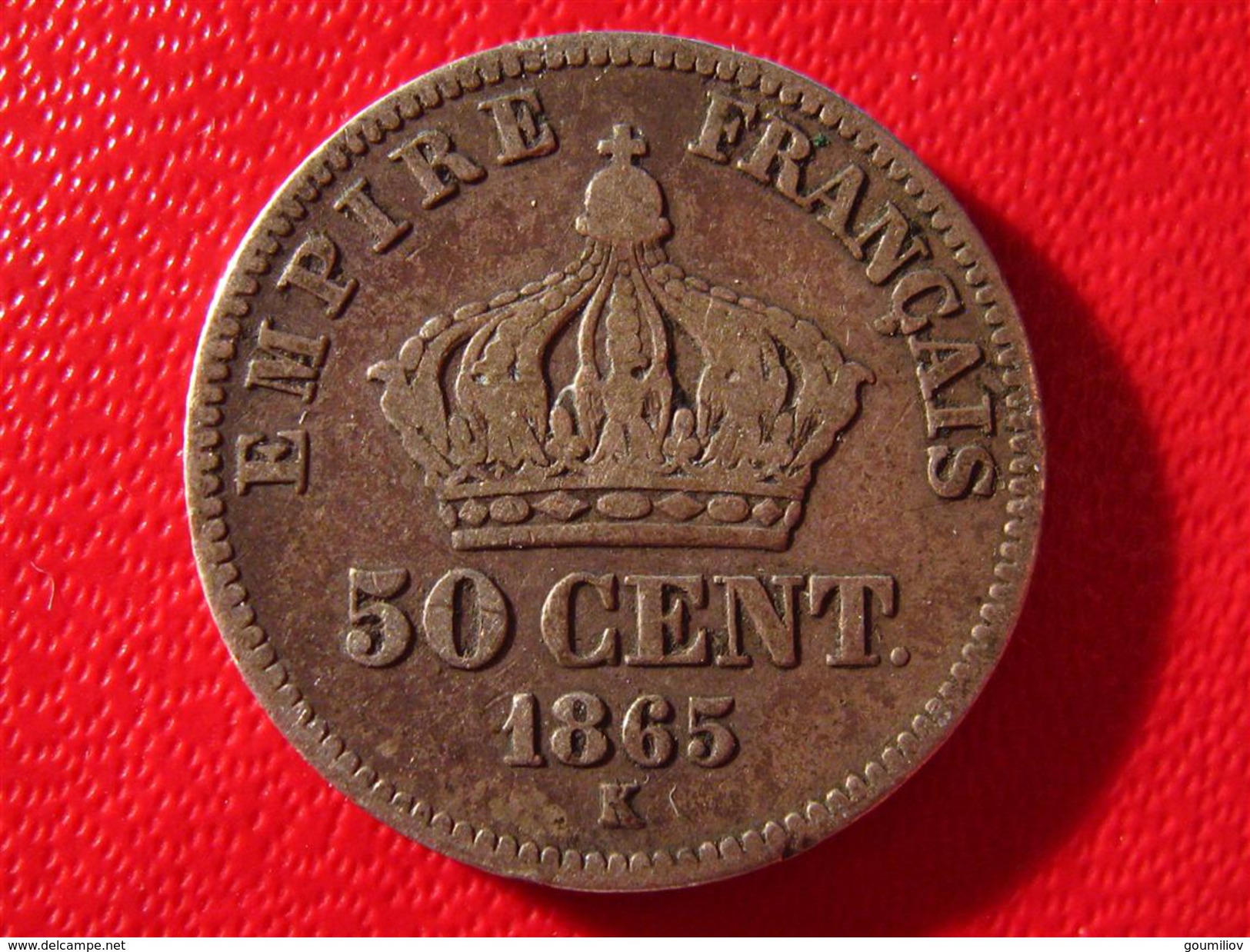 50 Centimes Napoléon III 1865 K Bordeaux 3564 - 50 Centimes