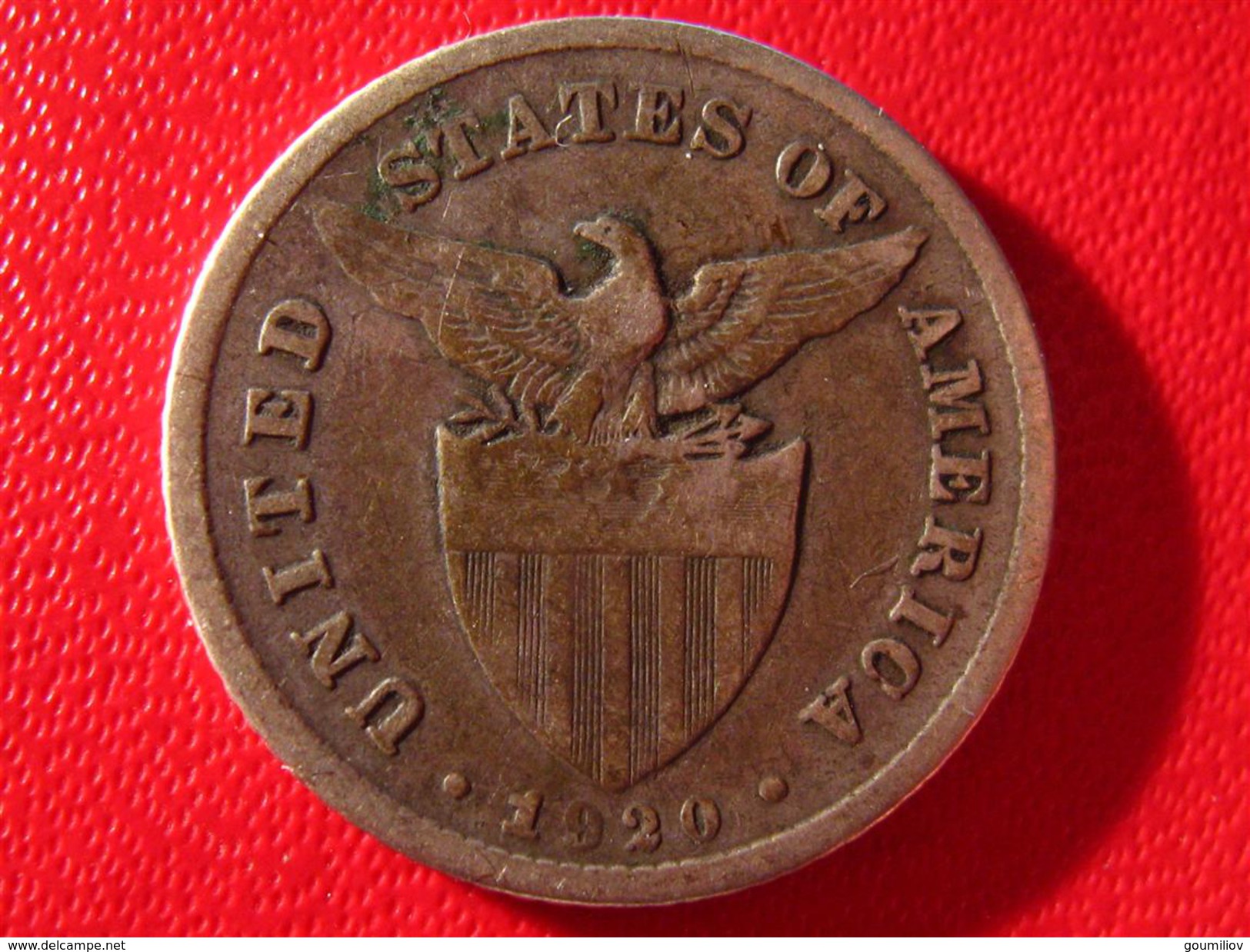 Philippines - Filipinas - USA - Twenty 20 Centavos 1920 3588 - Philippinen