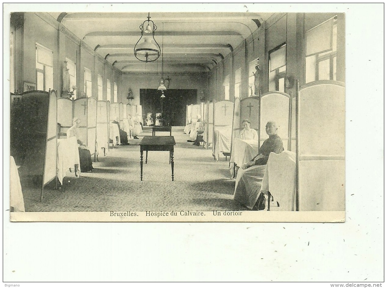 Bruxelles. Hospice Du Calvaire. Un Dortoir. - Health, Hospitals
