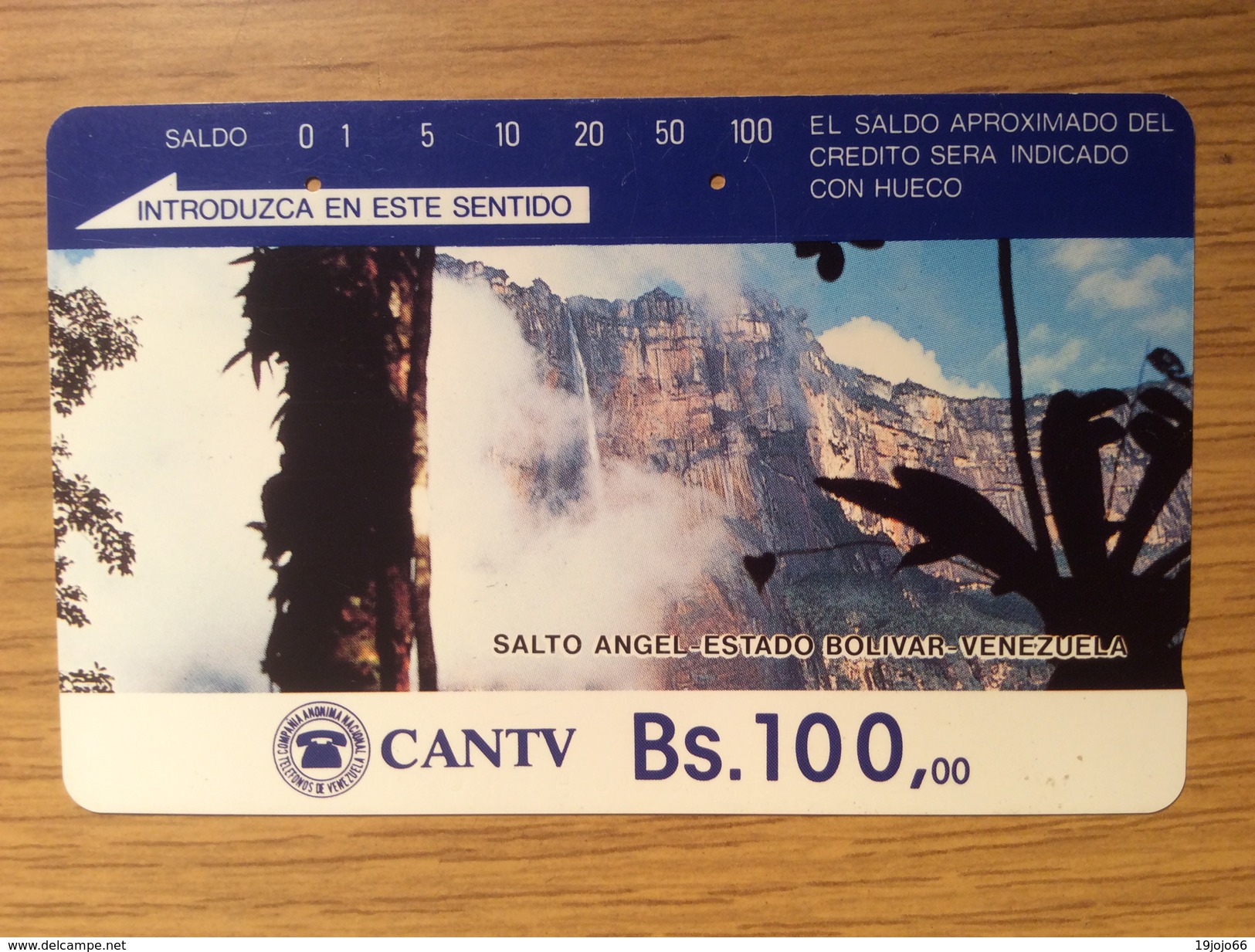 Very Early Issue Tamura System Venezuela 100 BS   -  Old Used Card - Venezuela