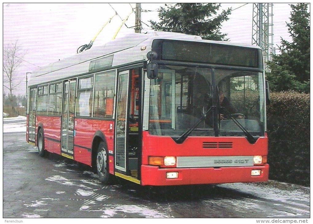 BUS * AUTOBUS * TROLLEY * TROLLEYBUS * IKRUS 412 T * BKV * BUDAPEST * Reg Volt 0203 * Hungary - Bus & Autocars