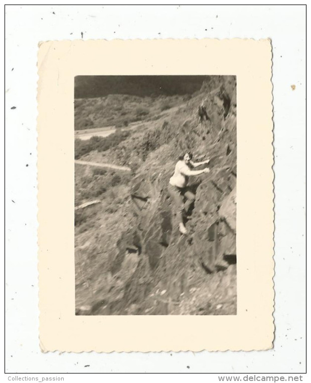 PHOTOGRAPHIE , 8 X 10.5 , Sports , Alpinisme , 1958 - Sports